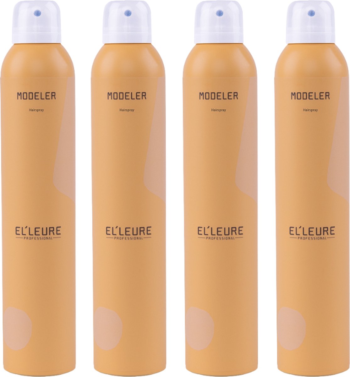 4x Elleure Modeler Haarlak 300ml Voordeelverpakking