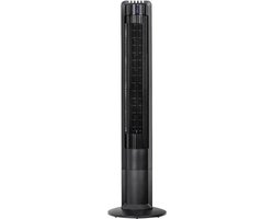 CasaFan Airos Eco Tower SW Torenventilator Zwart Met afstandsbediening