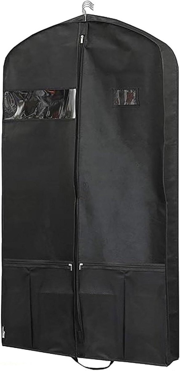 Kleding Stofhoes - Ophangtas Ademend - Kleding Beschermen - Wasbaar Herbruikbaar - 60x110cm - Zwart