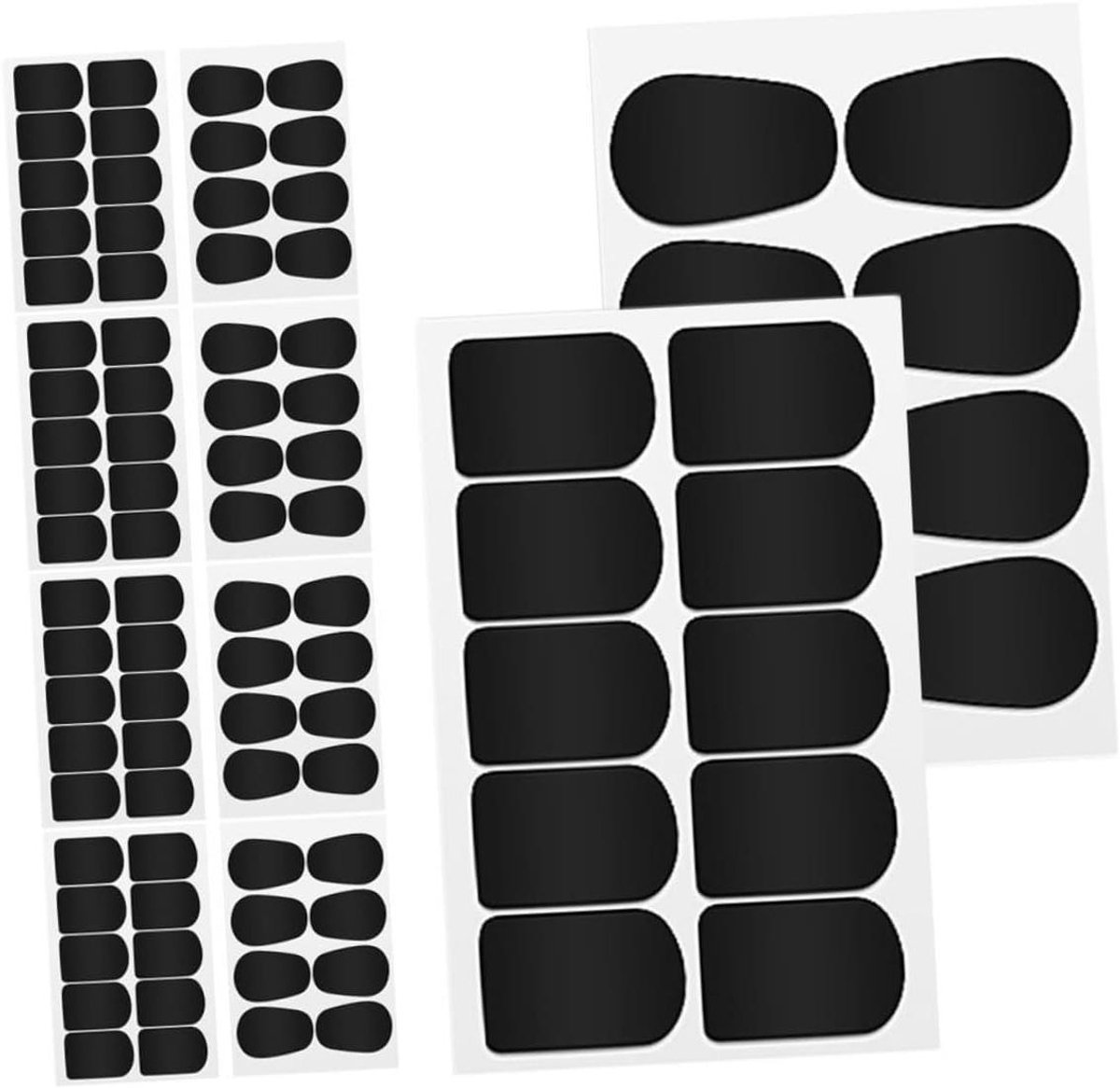 Saxofoon Mondstuk Pads - Beschermende Kussentjes - Verbeterde Controle - Antislip Grip - 10 Vellen - Transparant