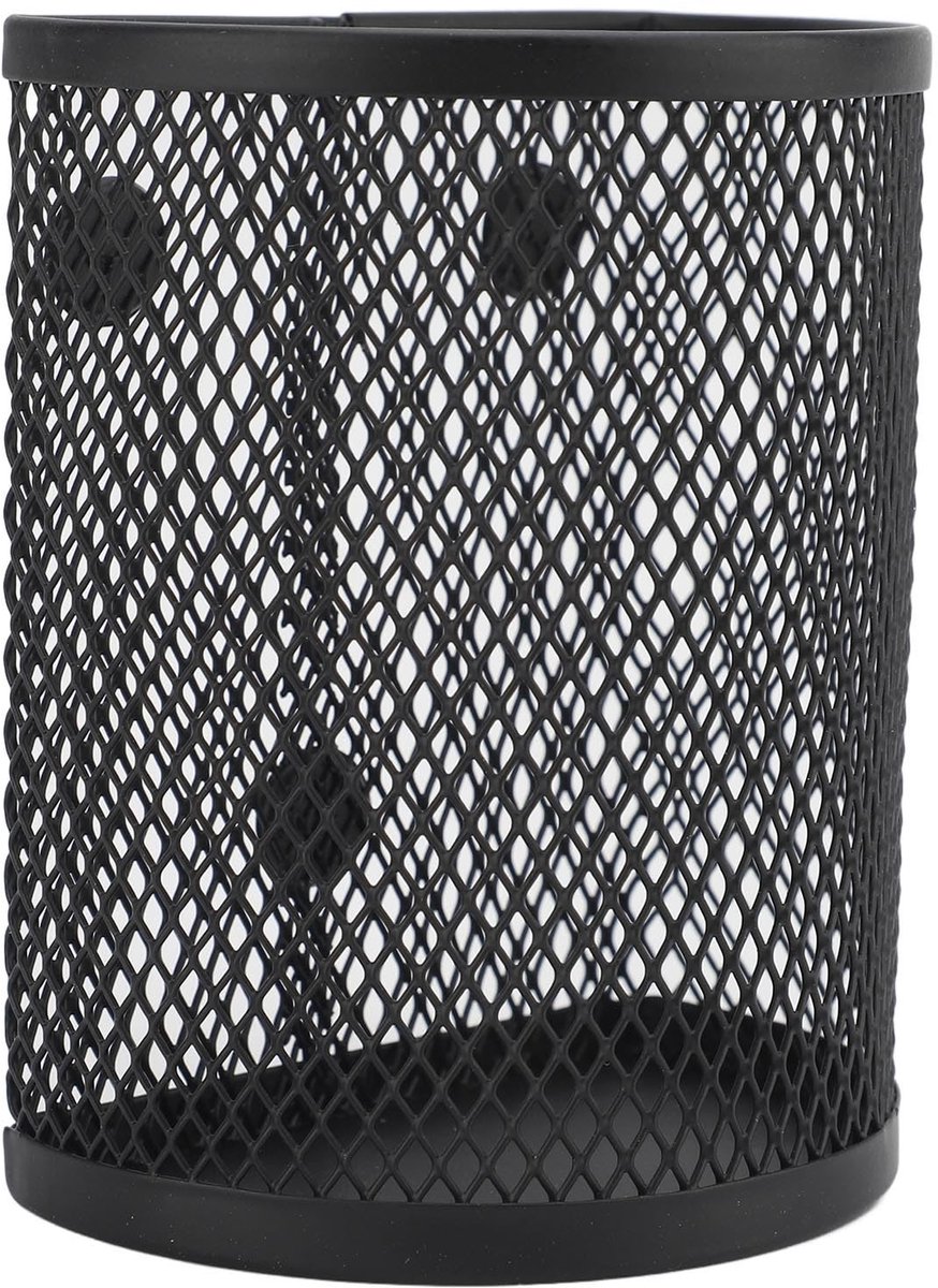 Dailygoods- Penhouder Sterke Magnetische Bevestiging - Bureau Organizer - Magnetische Mesh Pennenbak - Duurzaam Metaal - 3 Zware Magneten - Modern Ontwerp - Pennenhouder