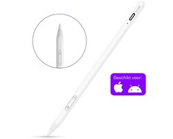 Buddi Flow 2 Universele Stylus Pen voor Android en iPad - Geschikt Voor Alle Apparaten - Geschikt voor o.a. Samsung en iPad - Magnetisch - Extra Tip - Voor Tablet, Telefoon en iPad - Wit