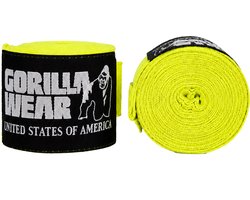 Gorilla Wear Gorilla Wear Boxing Bandage - Geel - 2.5m