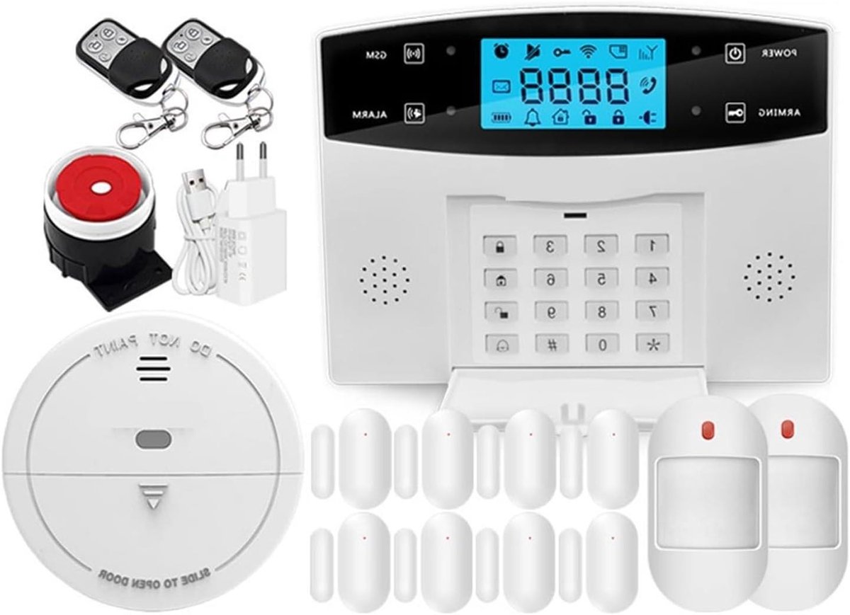 Beveiligingssysteem Host - Alarm Controlepaneel - Huis Beveiligen - App Bediening - 99 Zones - Optie G