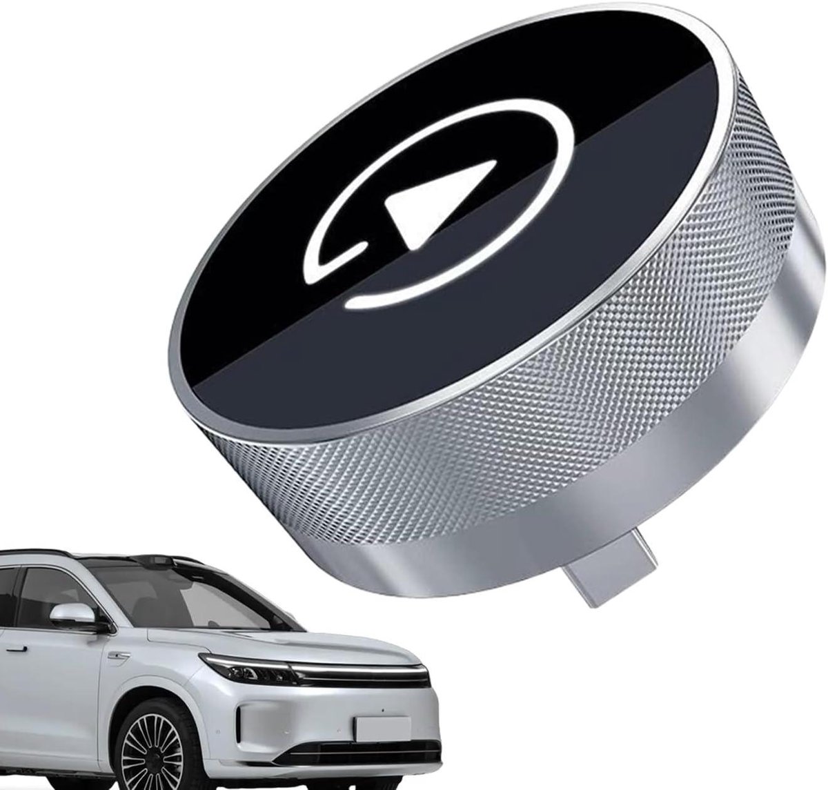 Draadloze Auto Adapter - Slimme Stekker Zender - Muziek en Bellen - Ruimtebesparend Ontwerp