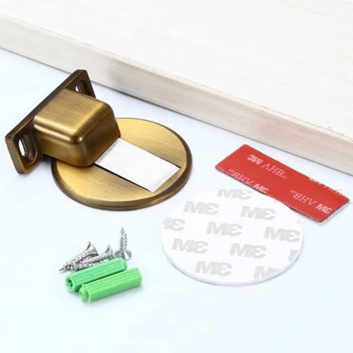 Deur Stopper - Deurhouder - Deuren Open Houden - Magnetisch Ontwerp - 1 Gram - Zilverkleurig