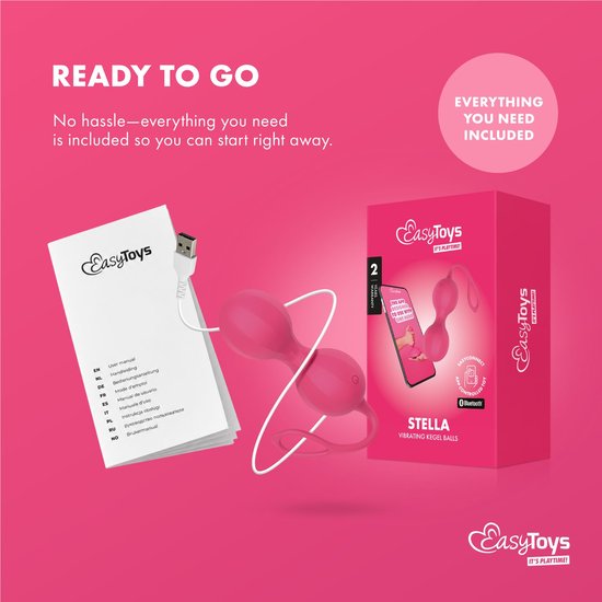 EasyConnect - Boules de Kegel vibrantes Stella contrôlées par application