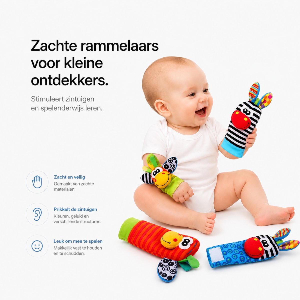 BOTC Babysokken - Beestenbende - Antislip - 0-6 maanden - Babysokjes - Baby Slofjes - Kraamcadeau - Baby Cadeau — afbeelding 7