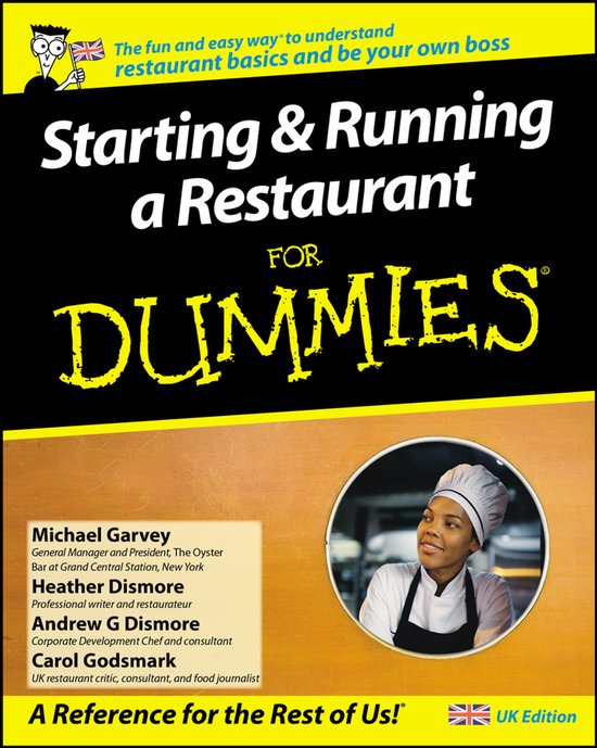 Starting & Running Restaurant For Dummi - cover