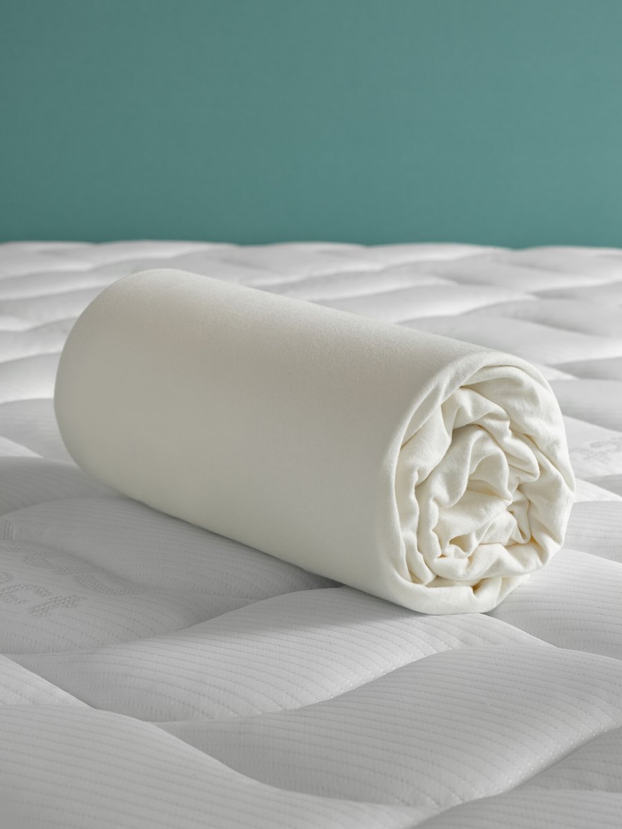De Witte Lietaer Hoeslaken - Case Ivory - Tweepersoons - 160 x 200/220-h40 - Katoen Jersey