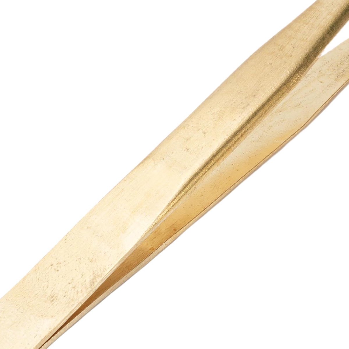 Messing Pincet - Precisie Tang - Sieraden Maken - Antimagnetisch Recht - 18 cm - Zilverkleurig