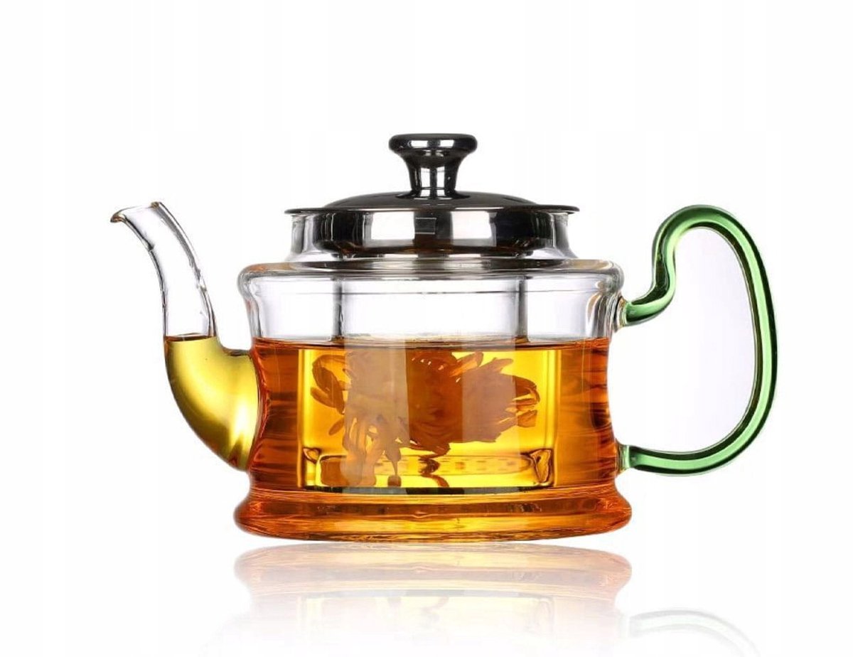 Glazen Theepot met Infuser - 600 ml