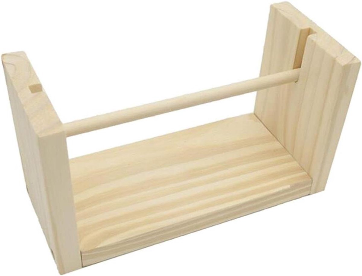 Houten Klossen - Draad Spoelen - Naaien Organiseren - Natuurlijk Hout - Maat L - Houtkleur