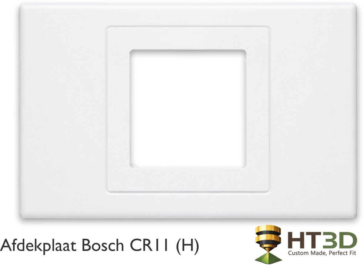 Afdekplaat Bosch CR11 - Bosch CR11 (H) Thermostaat (Wit) - Kamerthermostaat - Thermostaat - Muurplaat - Afdekraam - Grondplaat - Houder - HT3D
