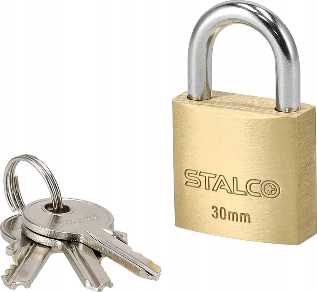 Stalco Messing Gespslot met sleutel - 30 mm