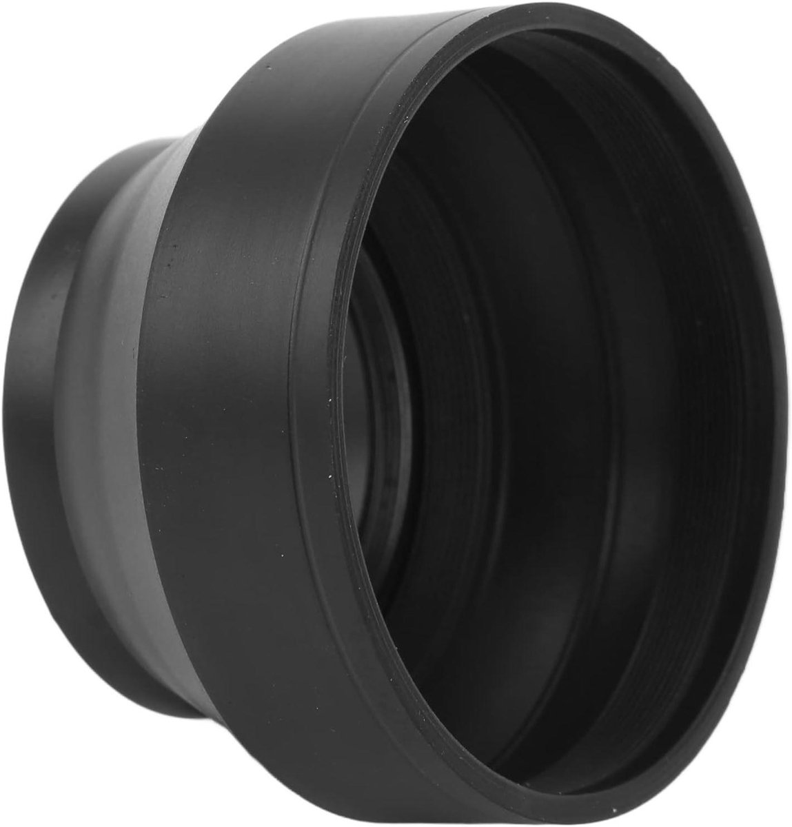 Opvouwbare Lenskap - Camera Bescherming - Lens Beveiligen - Verstelbaar Rubber - 52mm - Zwart