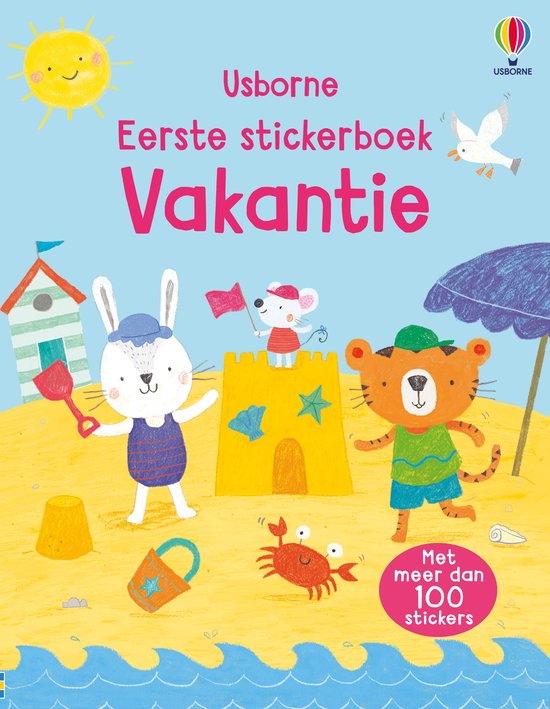 Eerste stickerboek 1 - Vakantie - cover