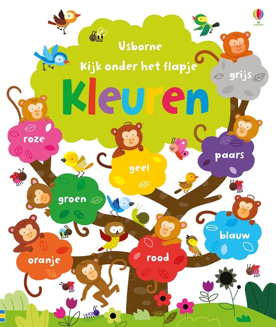 Kijk onder het flapje Kleuren - cover