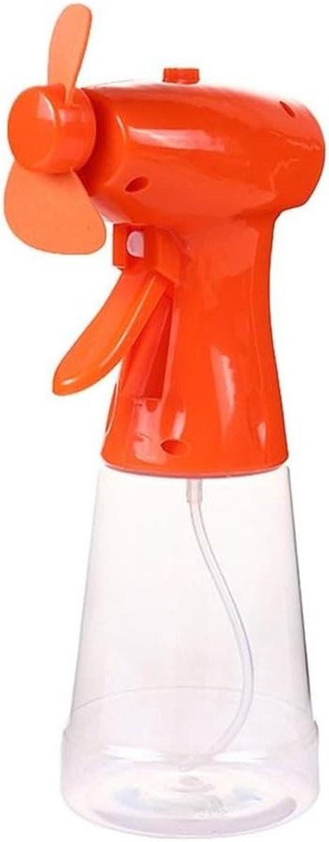 Hand Mist Ventilator - Draagbare Koeler - Persoonlijke Verkoeling - Groot Reservoir - 500ml - Oranje