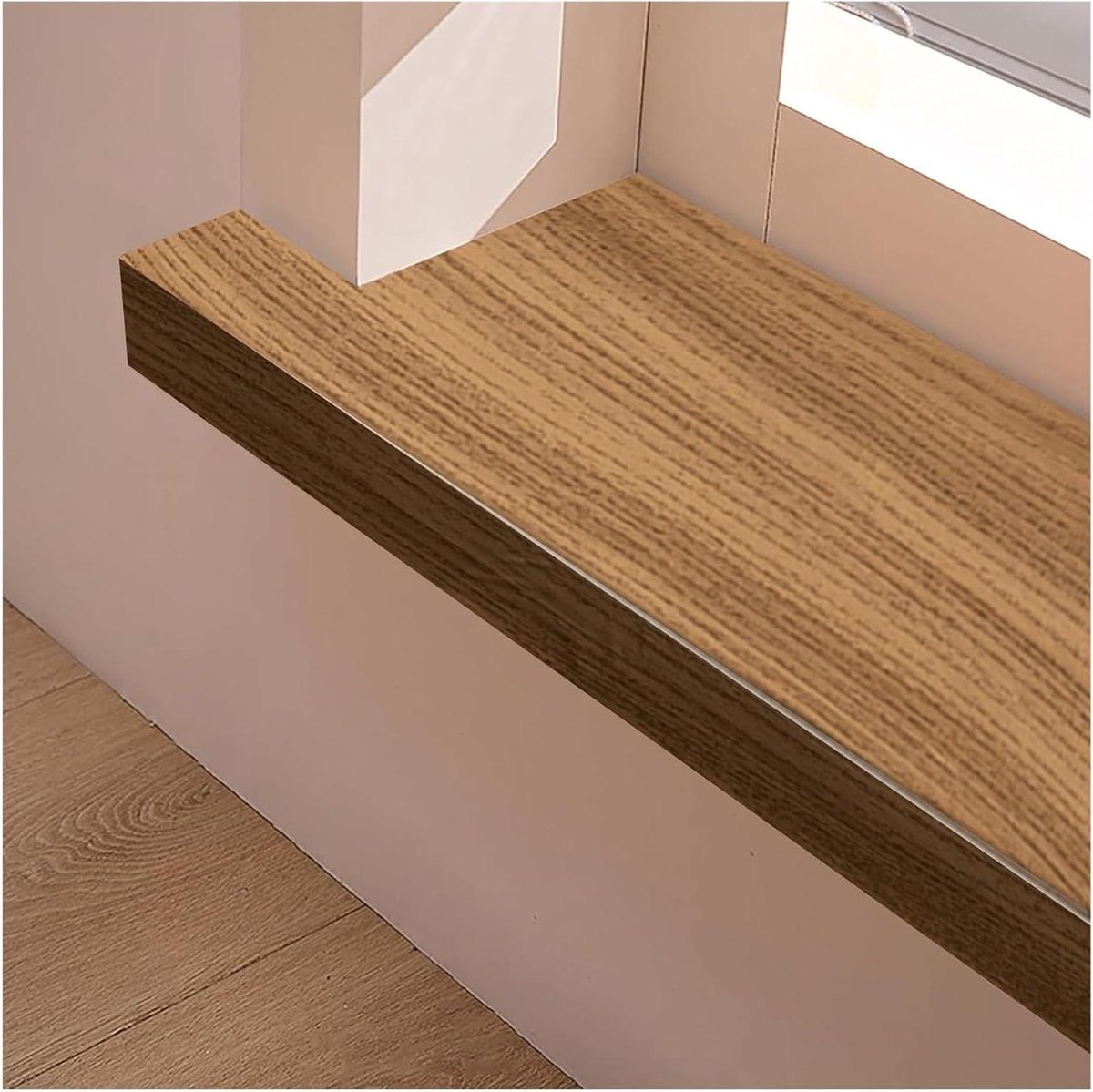 Vensterbank Beschermer - Decoratieve Afwerking - Binnenzijde Afwerken - Op Maat Gemaakt - 20x110cm - Houtlook