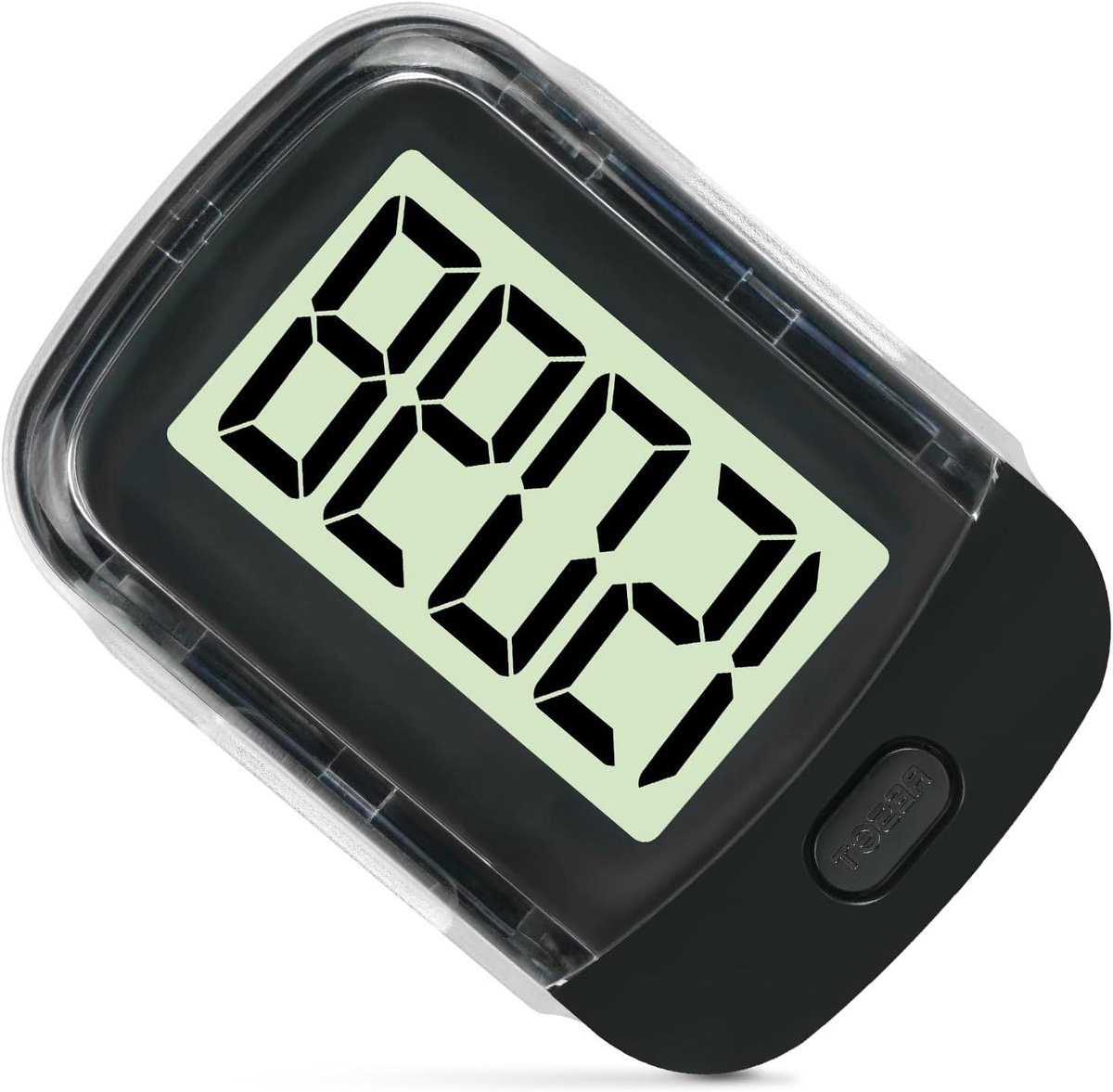 Stappenteller - Fitness tracker - Dagelijkse activiteit meten - 3-assige sensor - 10 x 7 x 2.4 cm - Zwart