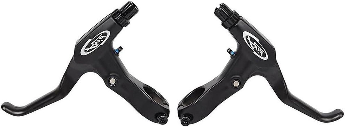 Fietsremhendels Set - Remgrepen Paar - Veilig Fietsen - Lichtgewicht Aluminium - 2.2cm Stuur - Zwart
