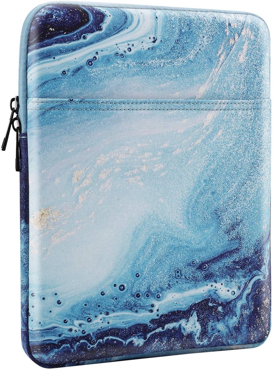 Tablethoes voor 9-11 Inch Tablets, Geschikt voor iPad Air, iPad Pro en Galaxy Tab S9, Luxe Goudblauw Design