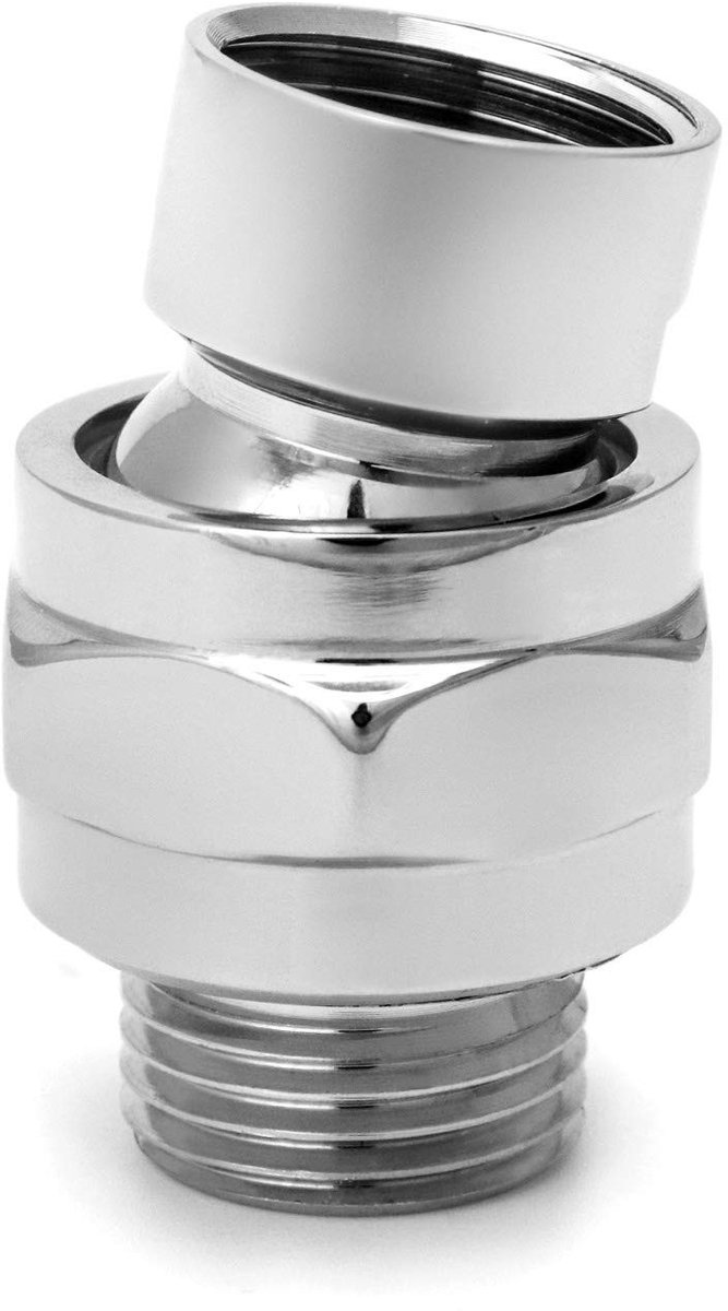 Allecto - Ball Joint Rain Shower - Verstelbare Douchekop - Ideaal voor Elk Gezin - Chroom - Regendouche Ervaring - G1/2 Aansluiting - Voor elke bad...