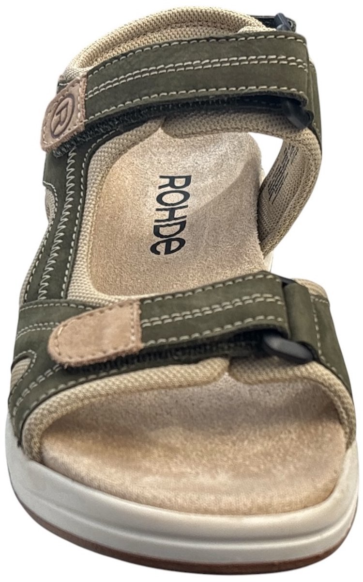 Rohde Sandaal Kaki Creme