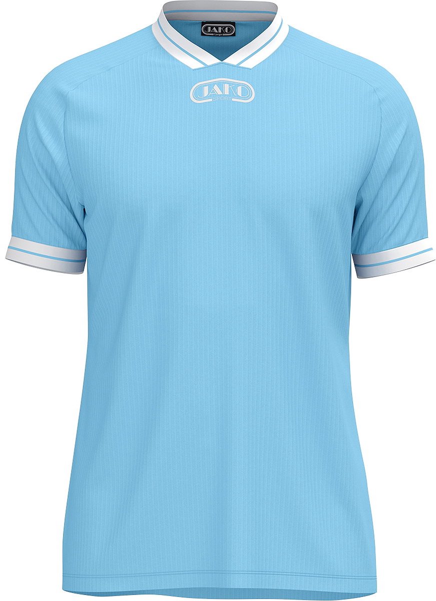 Jako Retro Shirt Korte Mouw Kinderen - Zachtblauw | Maat: 140