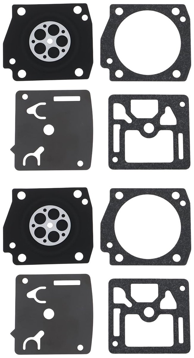 Allecto - Carburateur Pakkingset - 315 153 681 - Voor Makita en Dolmar - 2 sets van 8 stuks - Vervangingsonderdelen - Geschikt voor EK6100 EK6101 e...