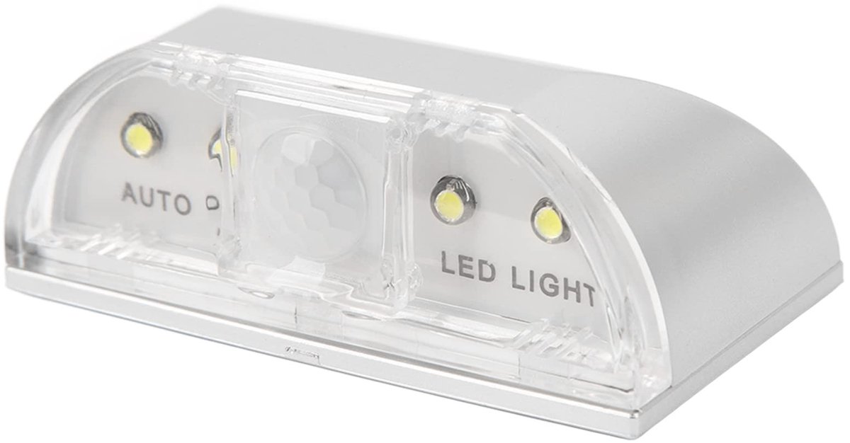 Allecto - LED-sleutelgatlicht - Bewegingssensor - Automatische verlichting - Klein formaat - Nachtlampje - Geschikt voor toiletten en kasten
