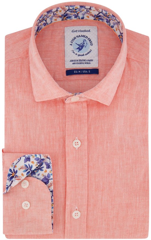 Chemise décontractée rose « Un poisson nommé Fred »