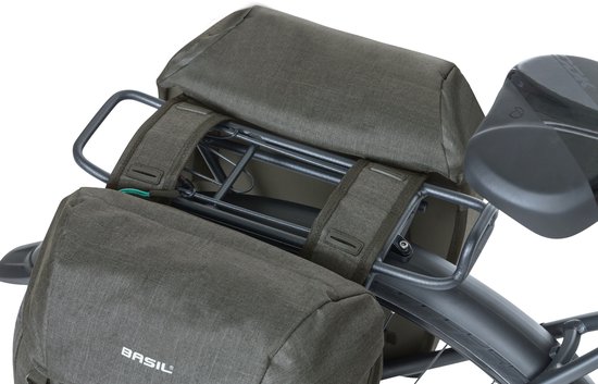 Basil Discovery Dubbele fietstas - Zwart - 18 Liter van Basil — afbeelding 4