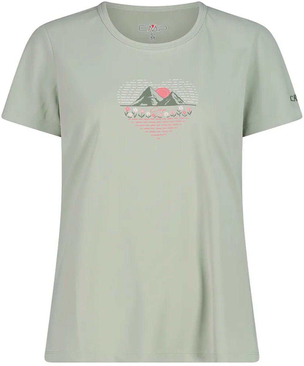 Cmp 38t6656 T-shirt Met Korte Mouwen Vrouw Pistachio