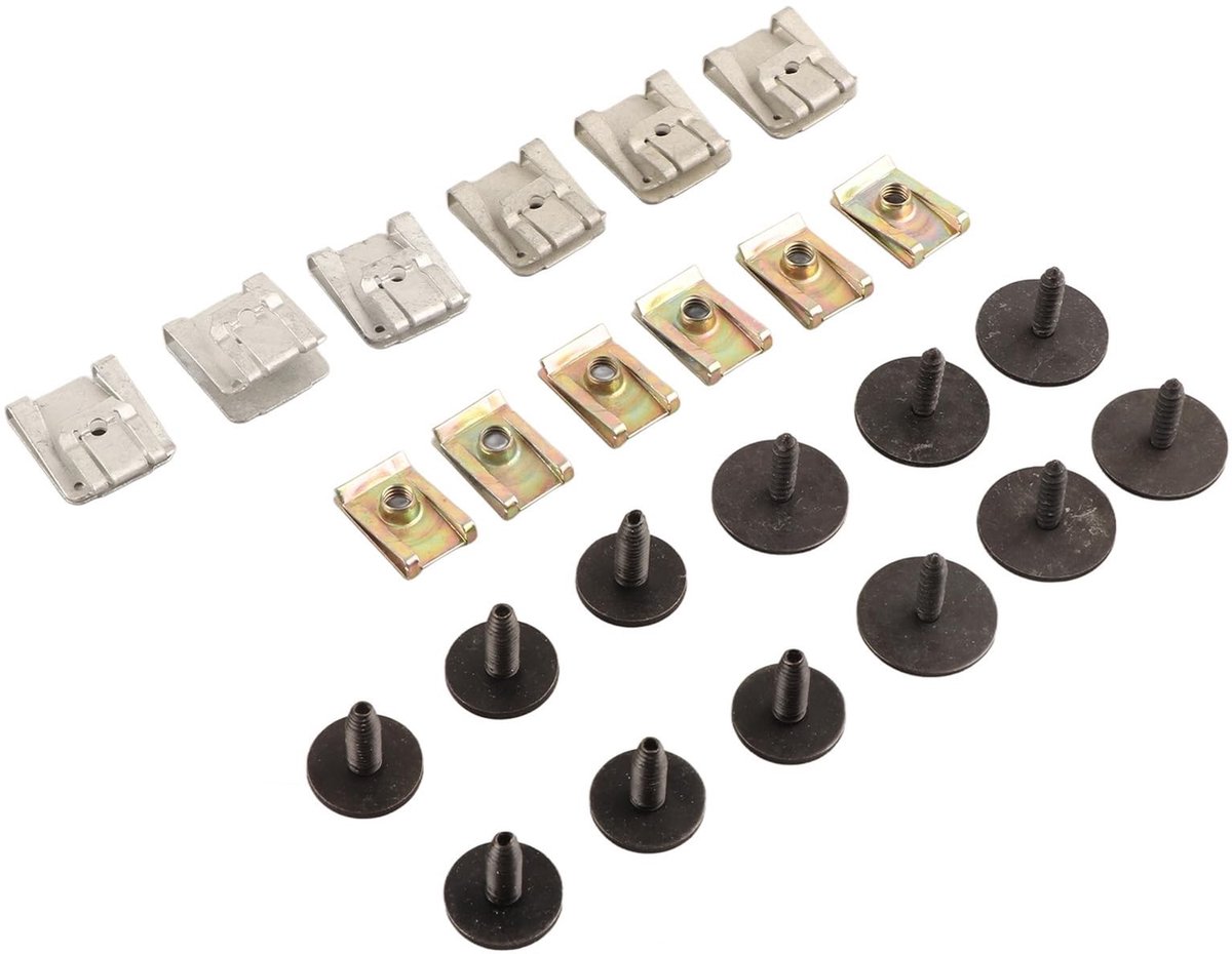 Allecto - Motor Onderplaat Clips - Vervangingsbevestigingen - 24 Stuks - Duurzaam en Betrouwbaar - Voor C-Klasse W203 W204 CL203 - Perfecte Pasvorm...