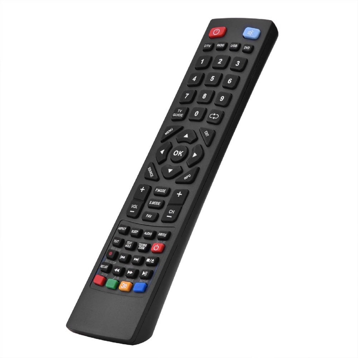 Socobeta Universele Afstandsbediening voor Smart TV - Compatibel met Alba, Bush, Technika, Blaupunkt, SHARP