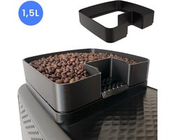 Koffiebonenhouder uitbreiding geschikt voor Philips EP 1200 – 2200 – 5400 - Vaste montage bonen verhoger - Geeft extra capaciteit aan jouw machine - Accessoire voor Philips koffieapparaat - 1.5L