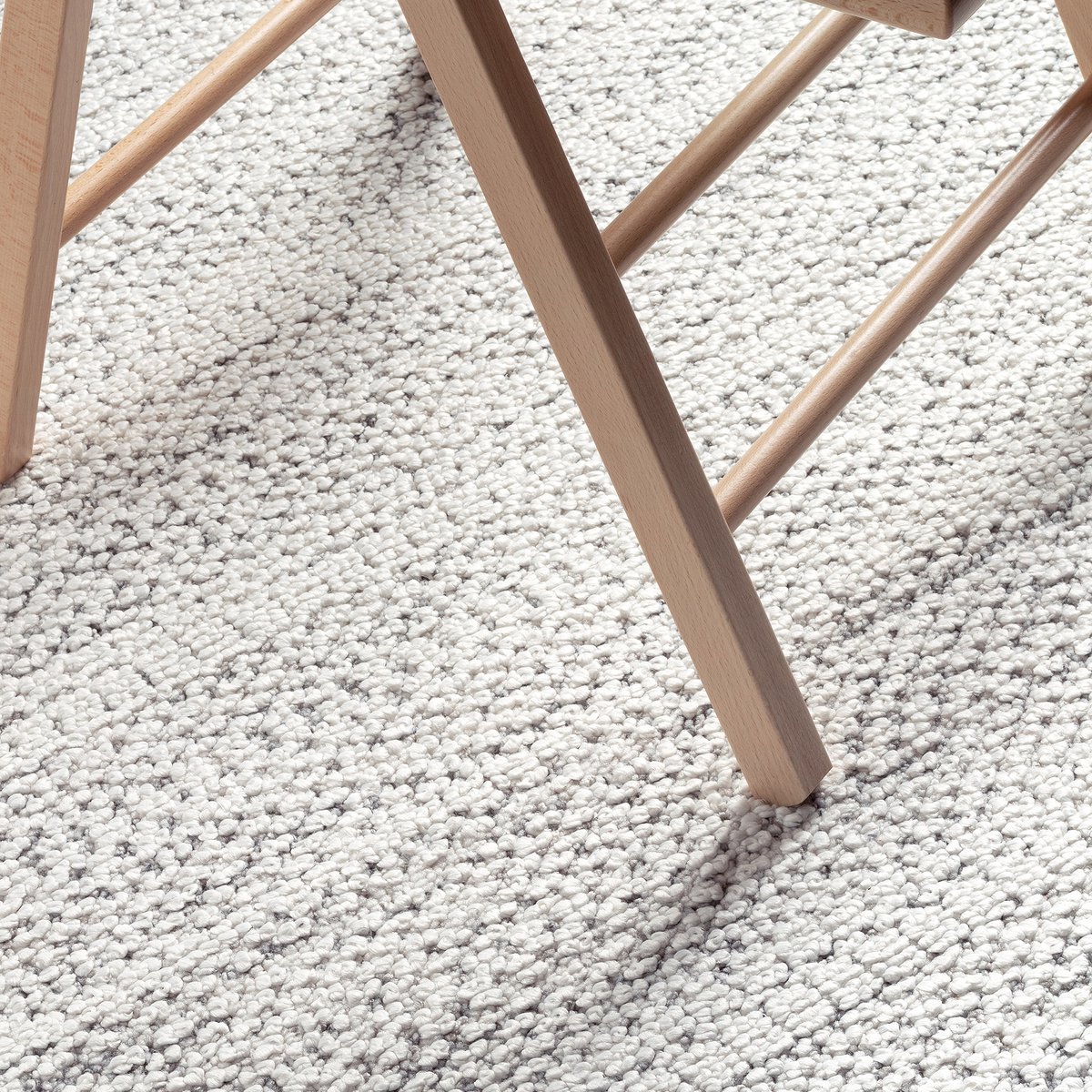 Premium Natural Look Vloerkleed - Geknoopt Licht Grijs - 80 x 220 cm