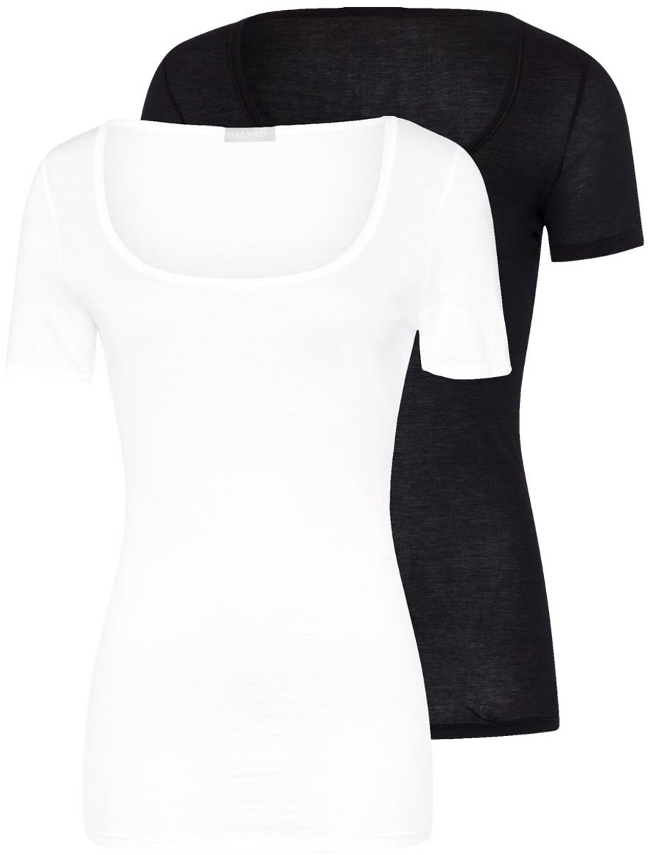 Hanro Dames onder t-shirts 2 pack Ultralight
