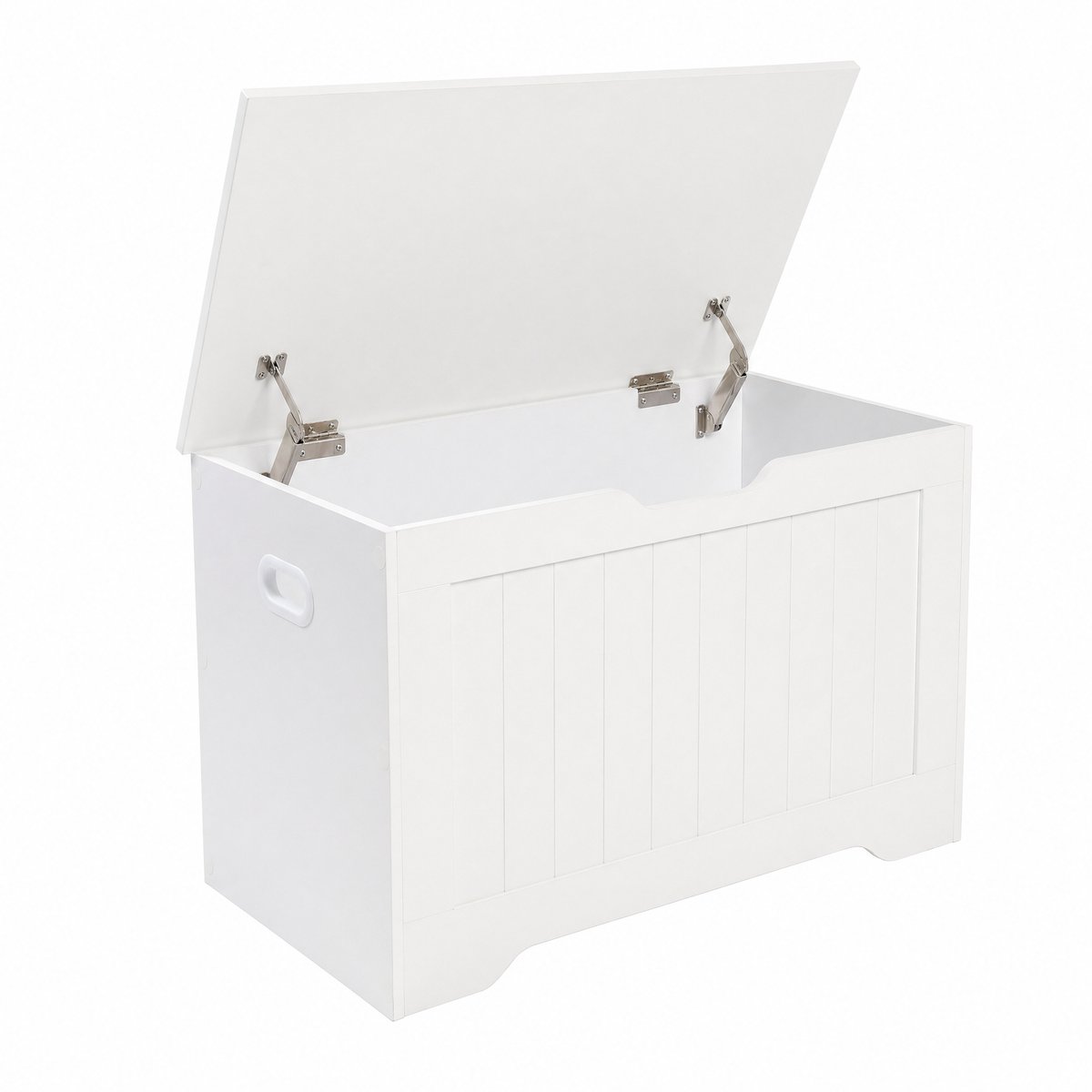 Monza Home® Opbergbox Wit – Opbergkist & Schoenenbank – 76×40×48 cm
