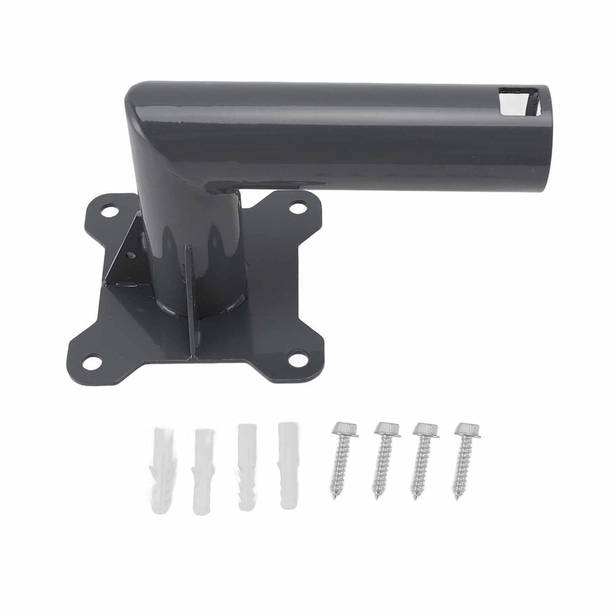 Allecto - Heavy Duty Satelliet Montageset - Satelliet Internet Dish Pole Mount - Grijs - Flexibele aanpassing - Geschikt voor muur en dak