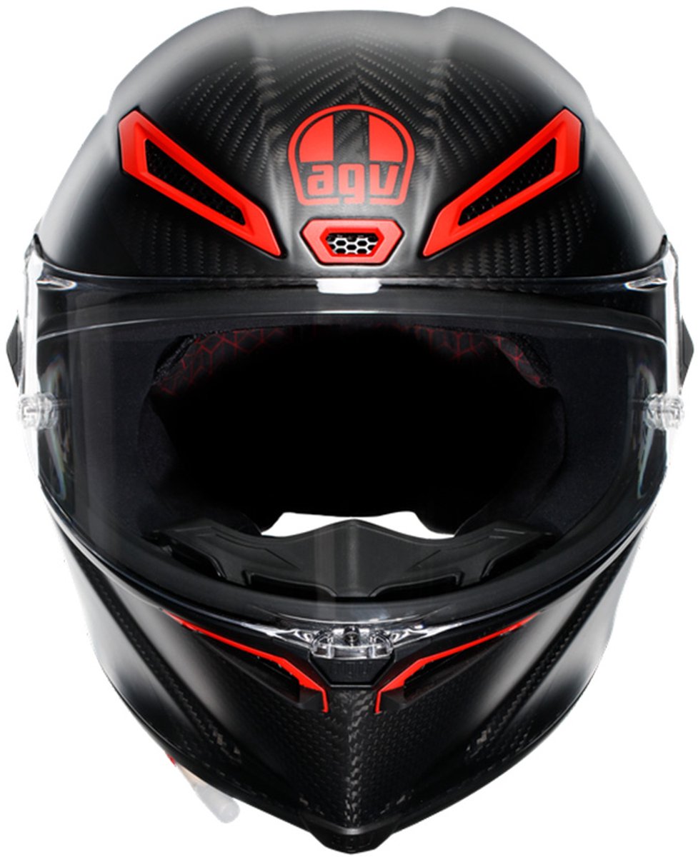 AGV PISTA GP RR INTREPIDO MATT CARBON/BLK/RED - Maat XXL - Integraal helm - Scooter helm - Motorhelm - AGV PISTA GP RR INTREPIDO MATT CARBON/BLK/RED - Maat XXL - Scooterhelmen mannen en vrouwen. – foto 4