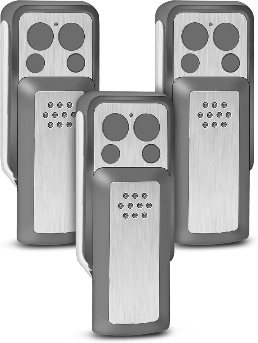 Afstandsbediening 433.92 MHz voor 4-kanaals systemen, geschikt voor diverse modellen (3 stuks)