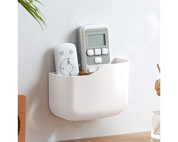 poeland Remote Control Holder Wall Mounted Universal TV Remote Control Organizer Caddy Box - ShopVlot
