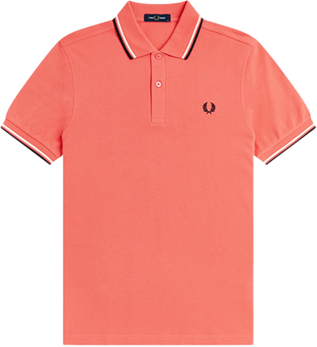 Fred Perry Twin Tipped Fred Perry Shirt Coraal