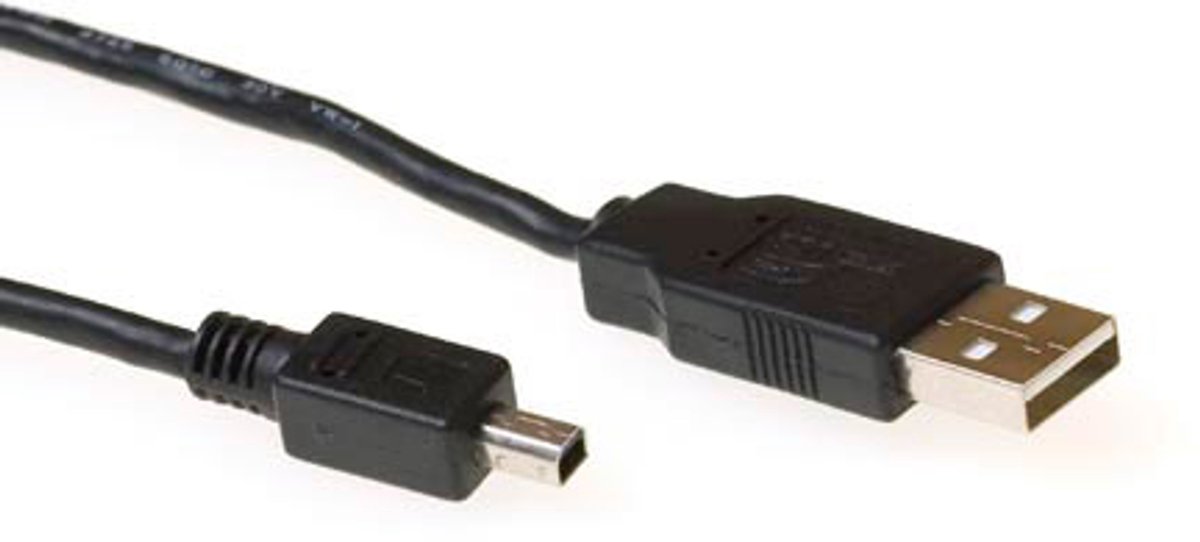 ACT SB2432 USB 2.0 A Male/USB Mini B Male - 1,8 meter