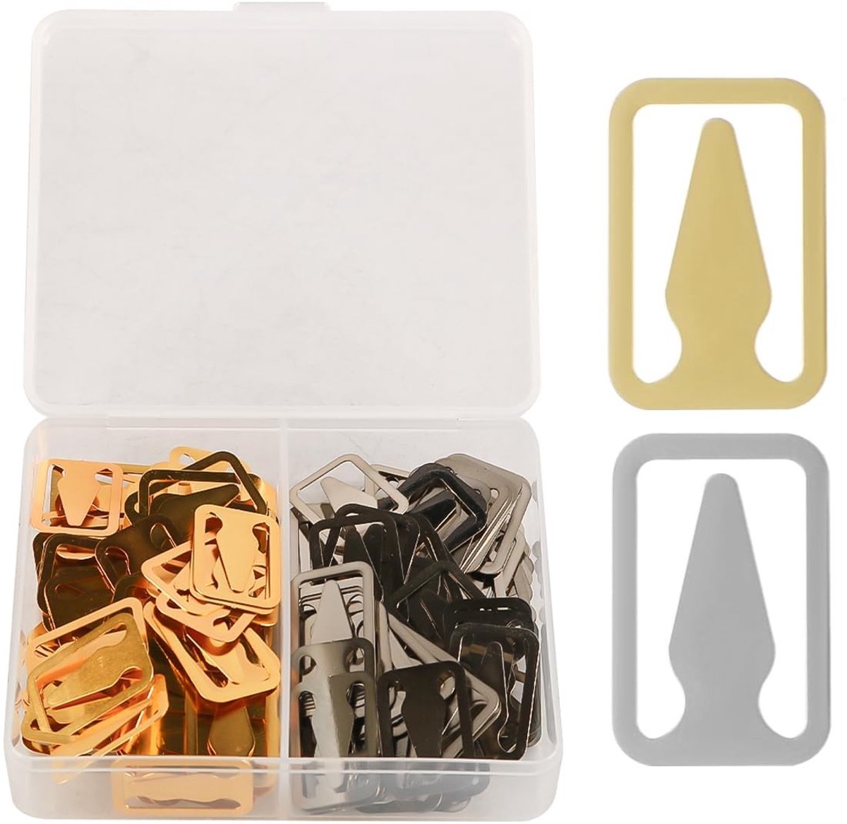 aladdien - Boeklijnmarkers - Boekpaginamarkers - Roestvrijstalen bladwijzers - Mini metalen bladwijzer - Perfect voor boekenliefhebbers - 200 stuks ..