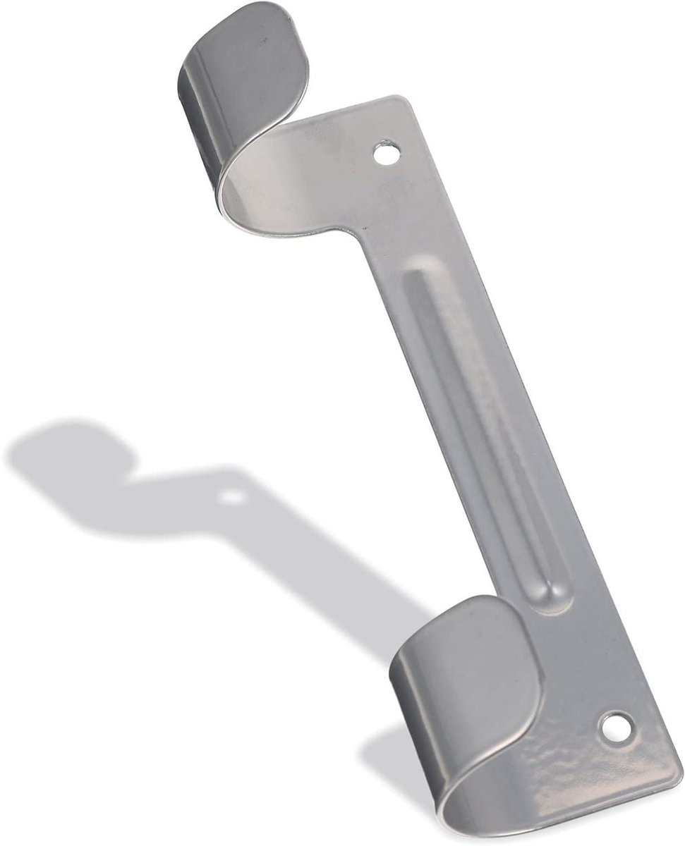Strijkplank Hanger - Wandmontage Haak - Ruimte Besparen - Stevige Constructie - 15.3 cm - Grijs