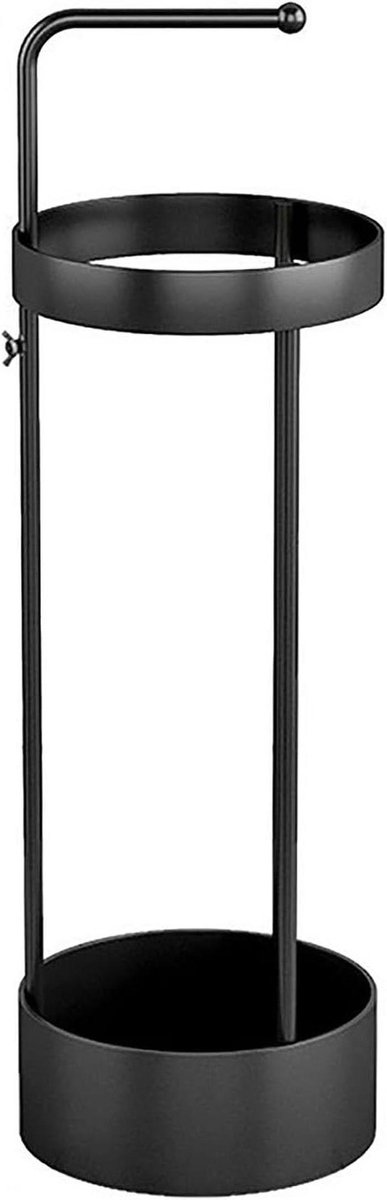Parapluhouder - Entree Organizer - Droge Entree Houden - Met Wateropvangbak - 25.6 x 7.5 Inch - Zwart